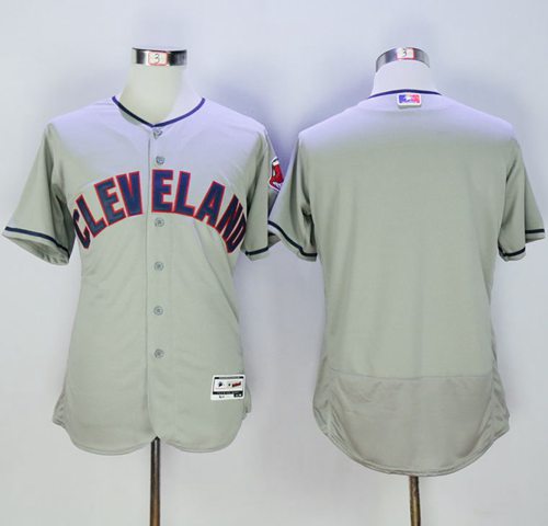 Indians Blank Grey Flexbase Authentic Collection Stitched MLB Jersey Indians Blank Grey Flexbase Authentic Collection Stitched MLB Jersey