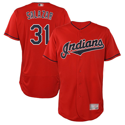 Indians #31 Danny Salazar Red Flexbase Authentic Collection Stitched MLB Jersey Indians #31 Danny Salazar Red Flexbase Authentic Collection Stitched MLB Jersey