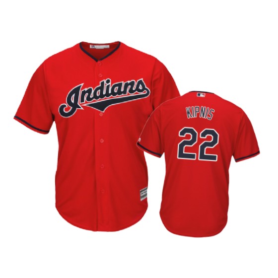 Indians #22 Jason Kipnis Scarlet Alternate 2019 Cool Base Stitched MLB Jersey Indians #22 Jason Kipnis Scarlet Alternate 2019 Cool Base Stitched MLB Jersey