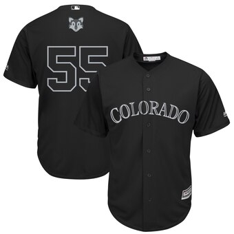 Colorado Rockies #55 Jon Gray Majestic 2019 Players' Weekend Cool Base Player Jersey Black Colorado Rockies #55 Jon Gray Majestic 2019 Players' Weekend Cool Base Player Jersey Black