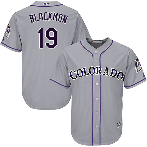 Rockies #19 Charlie Blackmon Grey New Cool Base Stitched MLB Jersey Rockies #19 Charlie Blackmon Grey New Cool Base Stitched MLB Jersey