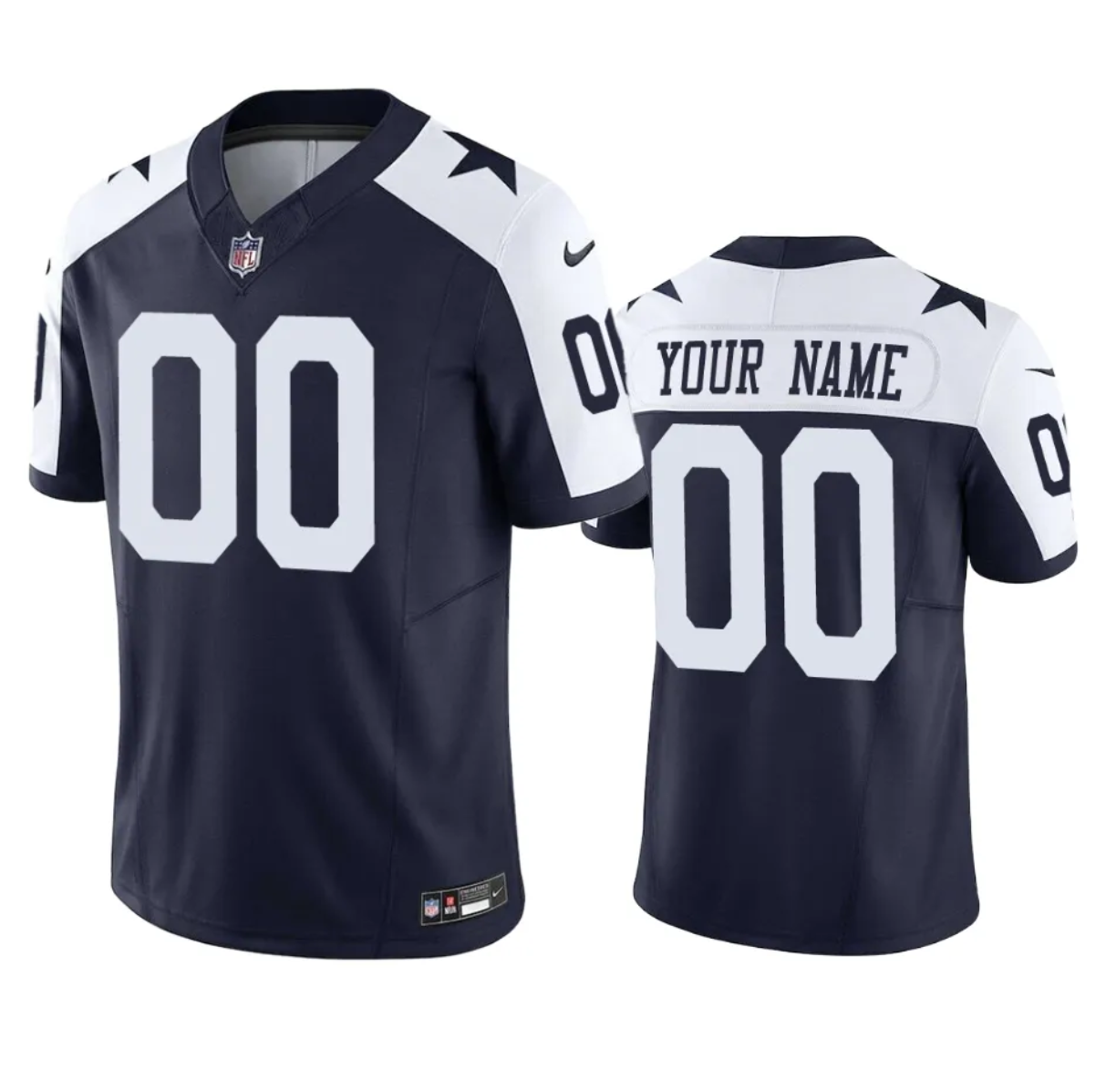 Men's Dallas Cowboys Active Player Custom Navy 2023 F.U.S.E. Vapor Limited Stitched Football Jersey Men's Dallas Cowboys Active Player Custom Navy 2023 F.U.S.E. Vapor Limited Stitched Football Jersey