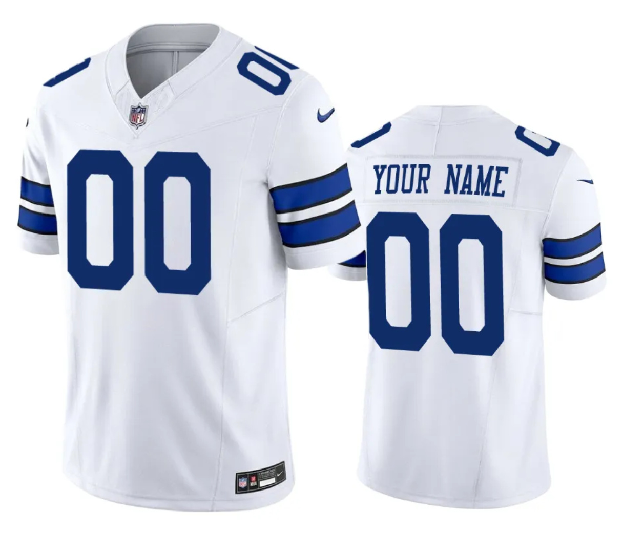 Women's Dallas Cowboys Active Player Custom White 2023 F.U.S.E Vapor Untouchable Limited Stitched Football Jersey Women's Dallas Cowboys Active Player Custom White 2023 F.U.S.E Vapor Untouchable Limited Stitched Football Jersey