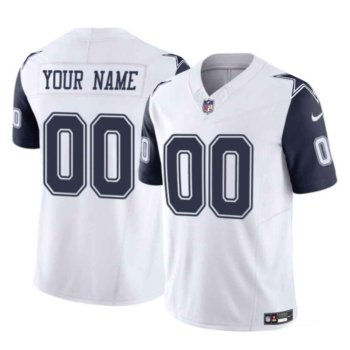 Women's Dallas Cowboys Active Player Custom White 2023 F.U.S.E Alternate Vapor Untouchable Limited Stitched Football Jersey Women's Dallas Cowboys Active Player Custom White 2023 F.U.S.E Alternate Vapor Untouchable Limited Stitched Football Jersey