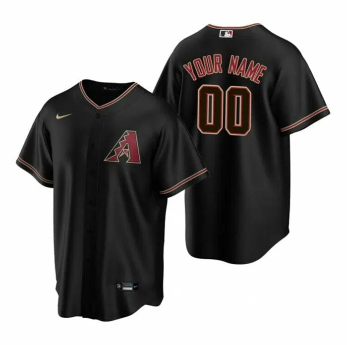 Men's Arizona Diamondbacks Active Player Custom Black 2023 World Series Cool Base Stitched Baseball Jersey Men's Arizona Diamondbacks Active Player Custom Black 2023 World Series Cool Base Stitched Baseball Jersey