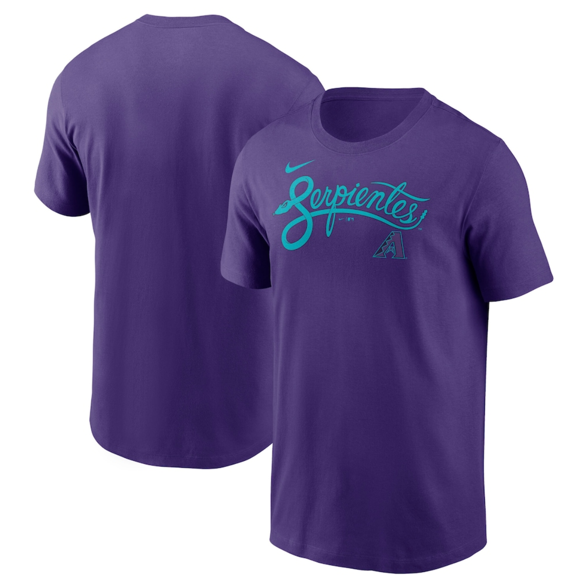Men's Arizona Diamondbacks Purple 2025 City Connect Wordmark T-Shirt Men's Arizona Diamondbacks Purple 2025 City Connect Wordmark T-Shirt