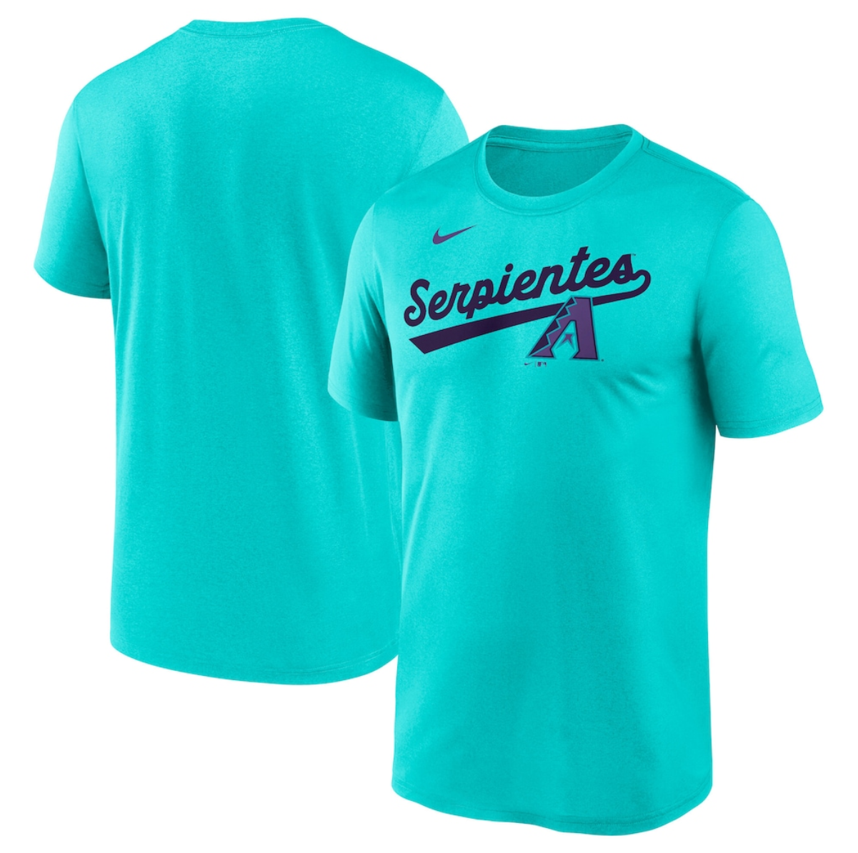 Men's Arizona Diamondbacks Teal 2025 City Connect Script Legend Performance T-Shirt Men's Arizona Diamondbacks Teal 2025 City Connect Script Legend Performance T-Shirt