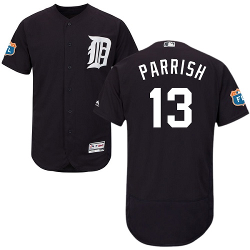 Tigers #13 Lance Parrish Navy Blue Flexbase Authentic Collection Stitched MLB Jersey Tigers #13 Lance Parrish Navy Blue Flexbase Authentic Collection Stitched MLB Jersey