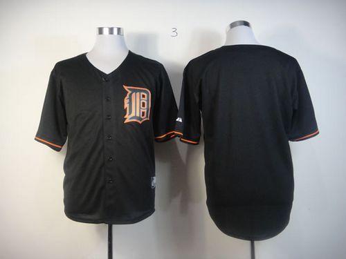 Tigers Blank Black Fashion Stitched MLB Jersey Tigers Blank Black Fashion Stitched MLB Jersey