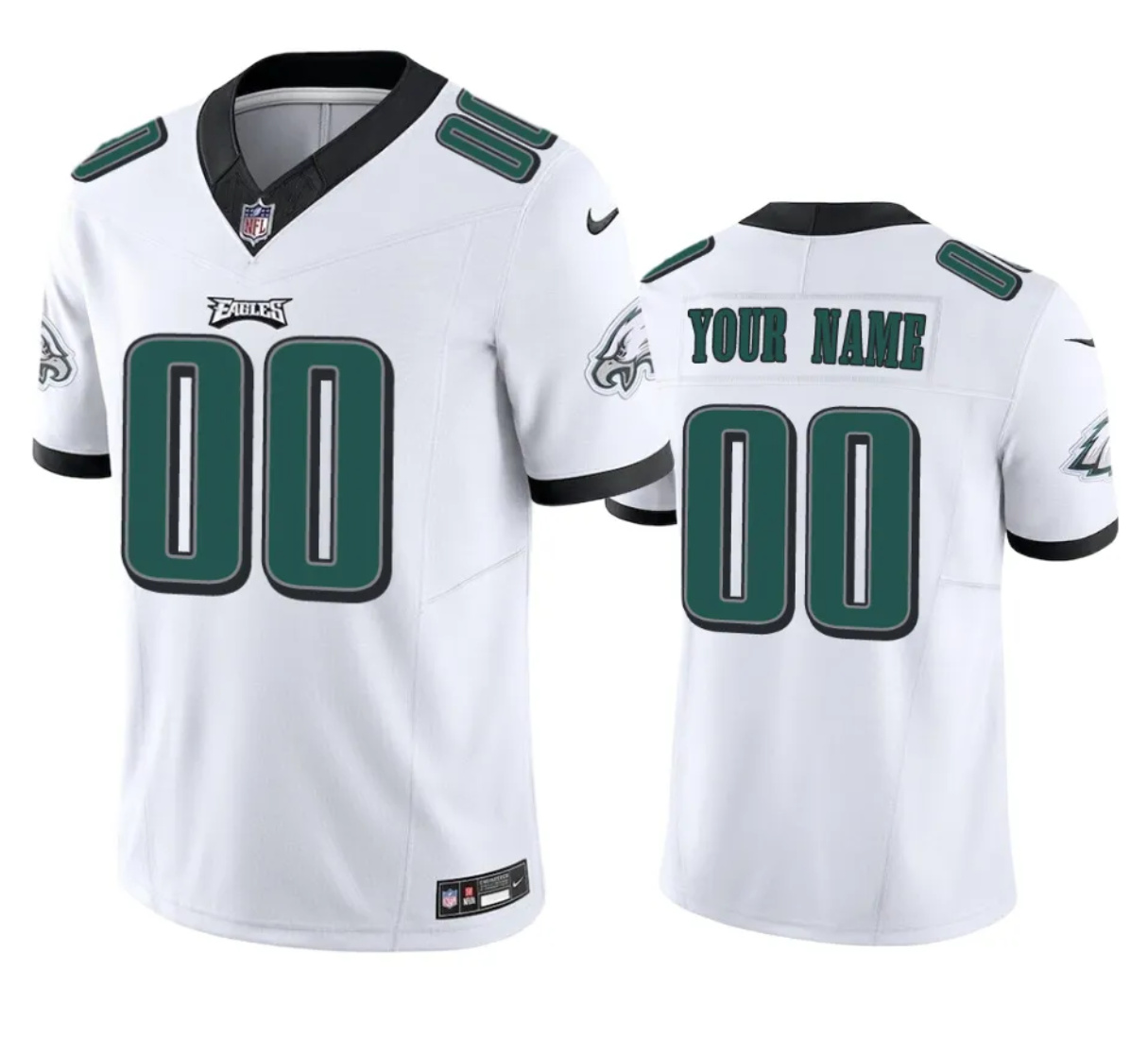 Men's Philadelphia Eagles Active Player Custom White 2023 F.U.S.E Vapor Untouchable Limited Stitched Football Jersey Men's Philadelphia Eagles Active Player Custom White 2023 F.U.S.E Vapor Untouchable Limited Stitched Football Jersey