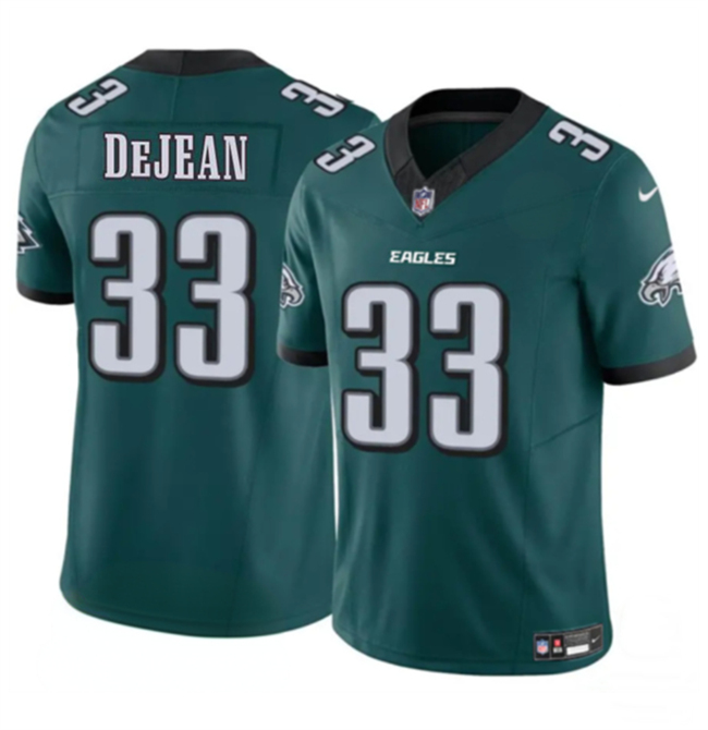 Men's Philadelphia Eagles #33 Cooper DeJean Green 2024 New F.U.S.E. Vapor Untouchable Limited Stitched Football Jersey Men's Philadelphia Eagles #33 Cooper DeJean Green 2024 New F.U.S.E. Vapor Untouchable Limited Stitched Football Jersey