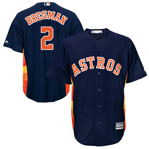 Astros #2 Alex Bregman Navy Blue New Cool Base Stitched MLB Jersey Astros #2 Alex Bregman Navy Blue New Cool Base Stitched MLB Jersey