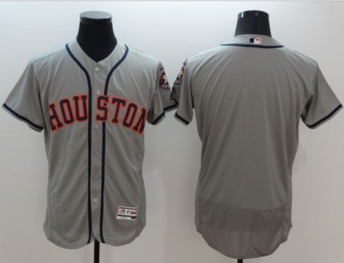 Astros Blank Grey Flexbase Authentic Collection Stitched MLB Jersey Astros Blank Grey Flexbase Authentic Collection Stitched MLB Jersey