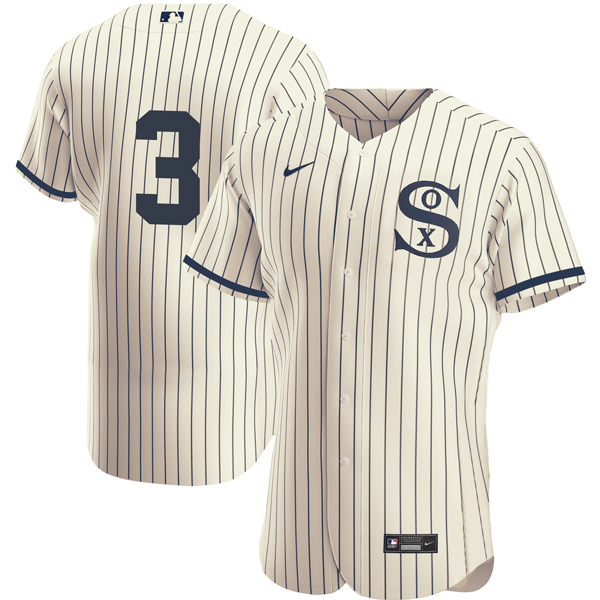 Men's Chicago White Sox #3 Harold Baines 2021 Cream/Navy Field of Dreams Flex Base Men's Chicago White Sox #3 Harold Baines 2021 Cream/Navy Field of Dreams Flex Base