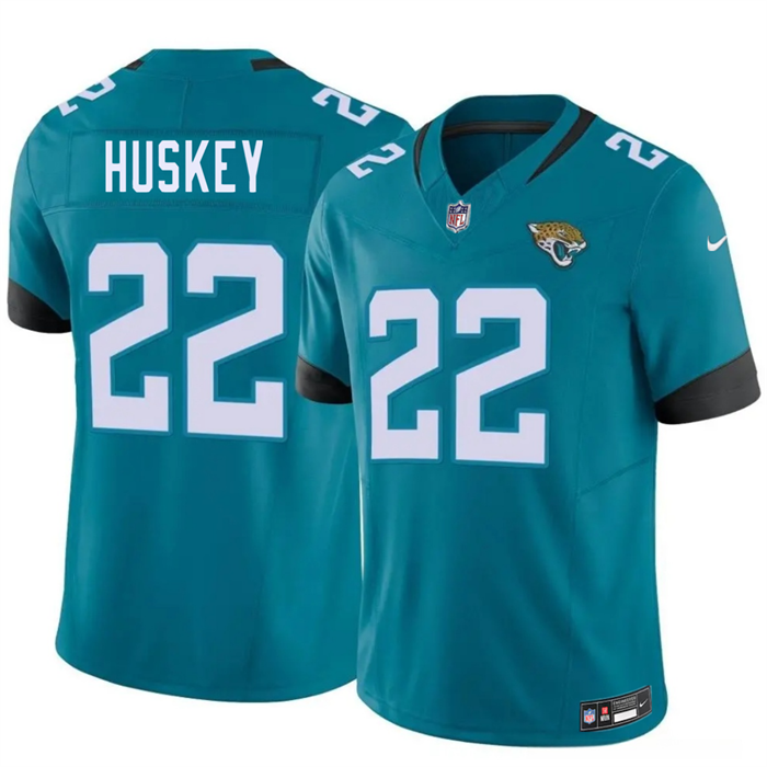Men's Jacksonville Jaguars #22 Jalen Huskey Teal 2026 Draft F.U.S.E. Vapor Untouchable Limited Stitched Jersey