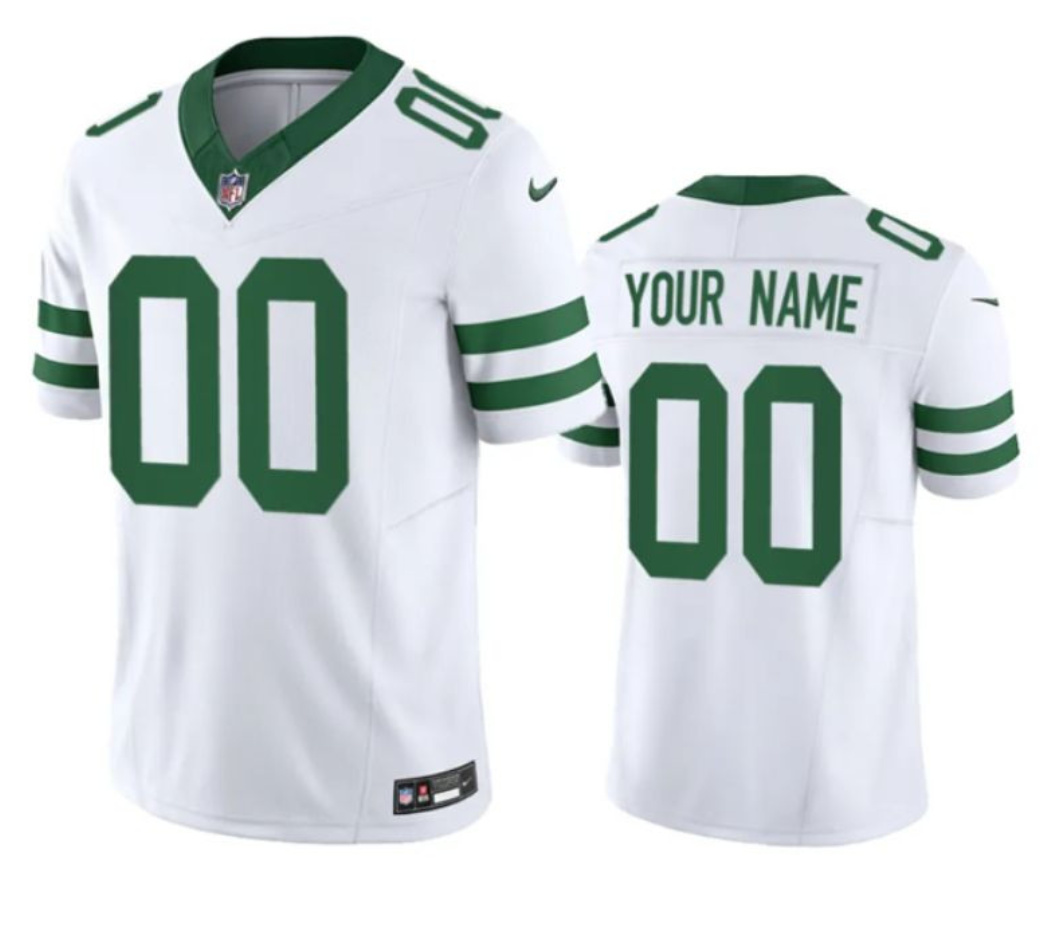 Women's New York Jets Active Player Custom White F.U.S.E. Throwback Vapor Untouchable Limited Stitched Football Jersey Women's New York Jets Active Player Custom White F.U.S.E. Throwback Vapor Untouchable Limited Stitched Football Jersey