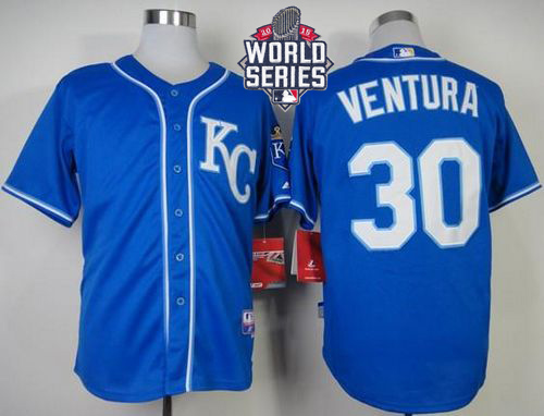 Royals #30 Yordano Ventura Light Blue Alternate 2 Cool Base Stitched MLB Jersey Royals #30 Yordano Ventura Light Blue Alternate 2 Cool Base Stitched MLB Jersey