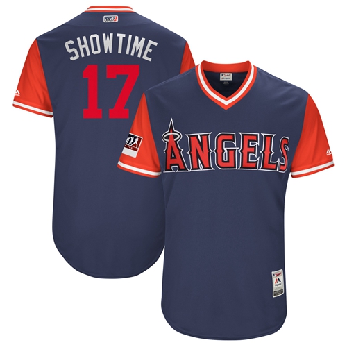 Angels of Anaheim #17 Shohei Ohtani Navy 