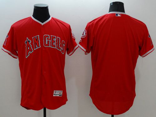 Angels of Anaheim Blank Red Flexbase Authentic Collection Stitched MLB Jersey Angels of Anaheim Blank Red Flexbase Authentic Collection Stitched MLB Jersey