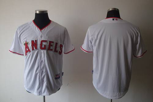 Angels of Anaheim Blank White Cool Base Stitched MLB Jersey Angels of Anaheim Blank White Cool Base Stitched MLB Jersey