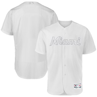 Miami Marlins Blank Majestic 2019 Players' Weekend Flex Base Authentic Team Jersey White Miami Marlins Blank Majestic 2019 Players' Weekend Flex Base Authentic Team Jersey White