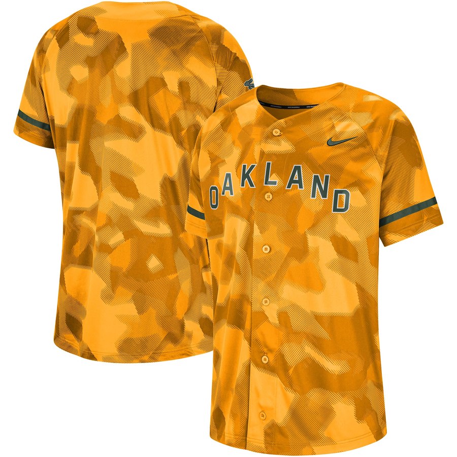 Oakland Athletics Nike Camo Jersey Gold Oakland Athletics Nike Camo Jersey Gold