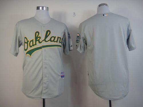 Athletics Blank Grey Cool Base Stitched MLB Jersey Athletics Blank Grey Cool Base Stitched MLB Jersey