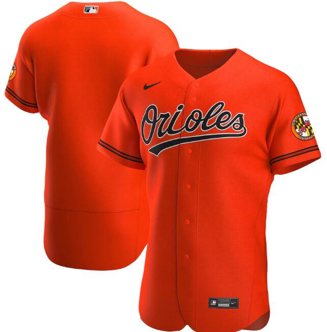 Men's Baltimore Orioles Blank Orange MLB Flex Base Stitched Jersey Men's Baltimore Orioles Blank Orange MLB Flex Base Stitched Jersey