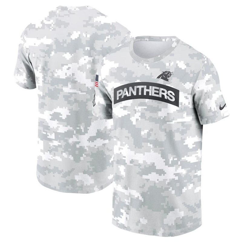 Men's Carolina Panthers 2024 Arctic Camo Salute to Service Performance T-Shirt Men's Carolina Panthers 2024 Arctic Camo Salute to Service Performance T-Shirt