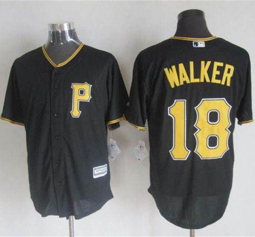 Pirates #18 Neil Walker Black New Cool Base Stitched MLB Jersey Pirates #18 Neil Walker Black New Cool Base Stitched MLB Jersey