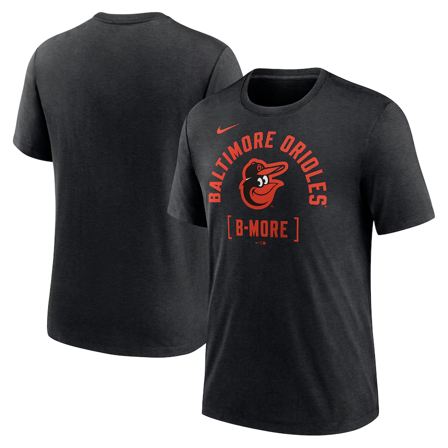 Men's Baltimore Orioles Black T-Shirt