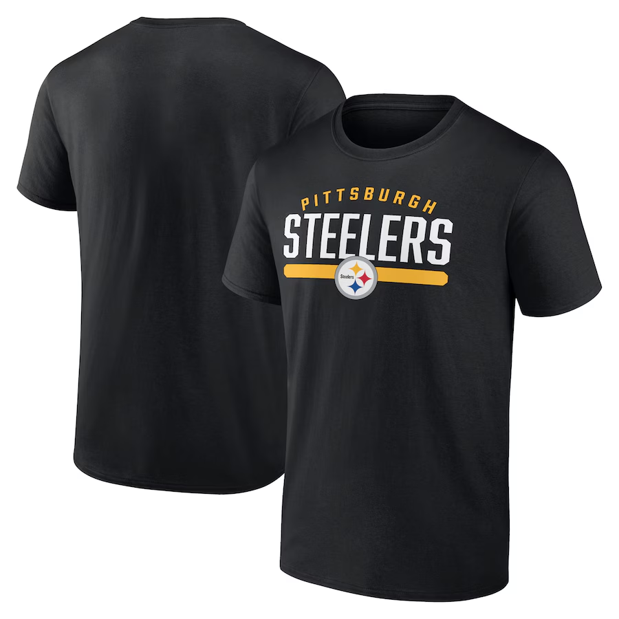 Men's Pittsburgh Steelers Black T-Shirt Men's Pittsburgh Steelers Black T-Shirt