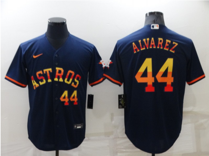 Women's Houston Astros #44 Yordan Alvarez 2022 Navy City Connect Stitched Jersey(Run Small) Women's Houston Astros #44 Yordan Alvarez 2022 Navy City Connect Stitched Jersey(Run Small)