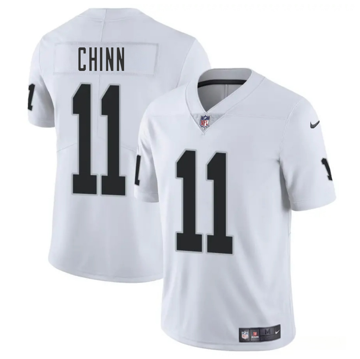 Men's Las Vegas Raiders #11 Jeremy Chinn White 2025 Vapor Stitched Football Jersey Men's Las Vegas Raiders #11 Jeremy Chinn White 2025 Vapor Stitched Football Jersey