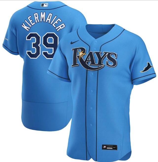 Men's Tampa Bay Rays #39 Kevin Kiermaier Blue MLB Flex Base Stitched Jersey Men's Tampa Bay Rays #39 Kevin Kiermaier Blue MLB Flex Base Stitched Jersey