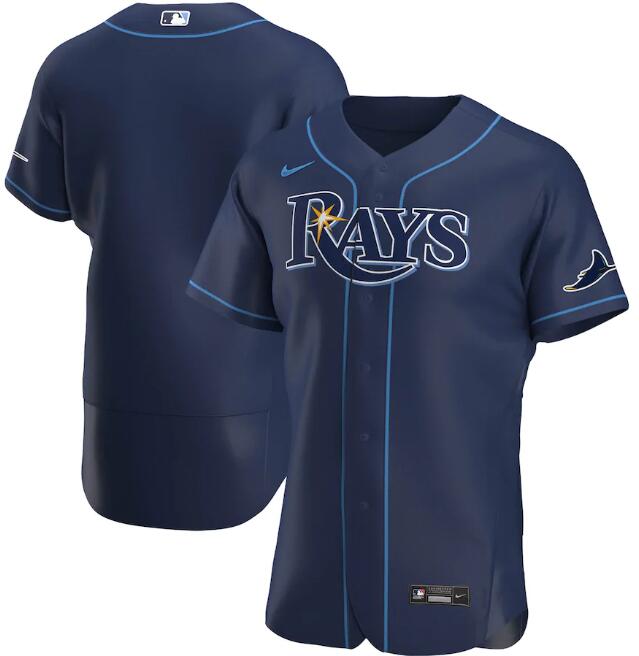 Men's Tampa Bay Rays Blank Navy MLB Flex Base Stitched Jersey Men's Tampa Bay Rays Blank Navy MLB Flex Base Stitched Jersey