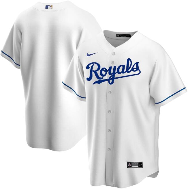 Men's Kansas City Royals Blank White MLB Cool Base Stitched Jersey Men's Kansas City Royals Blank White MLB Cool Base Stitched Jersey