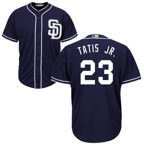 Padres #23 Fernando Tatis Jr. Navy Blue New Cool Base Stitched MLB Jersey Padres #23 Fernando Tatis Jr. Navy Blue New Cool Base Stitched MLB Jersey