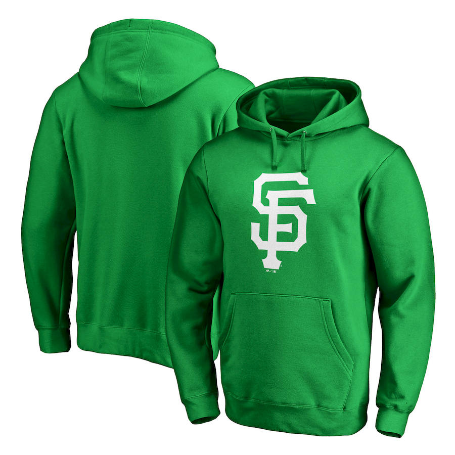 San Francisco Giants Majestic St. Patrick's Day White Logo Pullover Hoodie Kelly Green San Francisco Giants Majestic St. Patrick's Day White Logo Pullover Hoodie Kelly Green