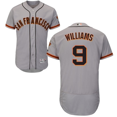 Giants #9 Matt Williams Grey Flexbase Authentic Collection Road Stitched MLB Jersey Giants #9 Matt Williams Grey Flexbase Authentic Collection Road Stitched MLB Jersey