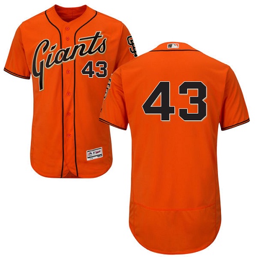 Giants #43 Dave Dravecky Orange Flexbase Authentic Collection Stitched MLB Jersey Giants #43 Dave Dravecky Orange Flexbase Authentic Collection Stitched MLB Jersey