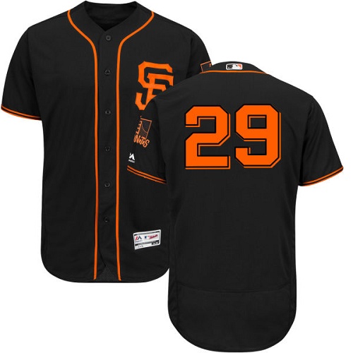Giants #29 Jeff Samardzija Black Flexbase Authentic Collection Alternate Stitched MLB Jersey Giants #29 Jeff Samardzija Black Flexbase Authentic Collection Alternate Stitched MLB Jersey