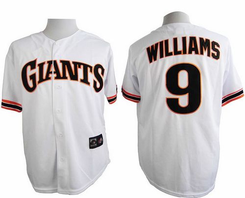 Giants #9 Matt Williams White 1989 Turn Back The Clock Stitched MLB Jersey Giants #9 Matt Williams White 1989 Turn Back The Clock Stitched MLB Jersey