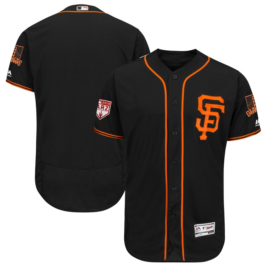 Giants Blank Black 2019 Spring Training Flex Base Stitched MLB Jersey Giants Blank Black 2019 Spring Training Flex Base Stitched MLB Jersey
