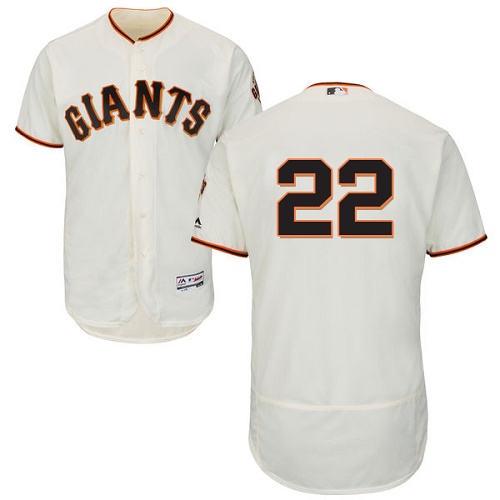 Giants #22 Will Clark Cream Flexbase Authentic Collection Stitched MLB Jersey Giants #22 Will Clark Cream Flexbase Authentic Collection Stitched MLB Jersey