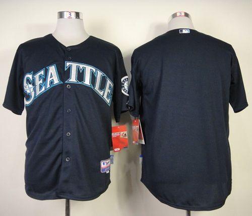 Mariners Blank Navy Blue Cool Base Stitched MLB Jersey Mariners Blank Navy Blue Cool Base Stitched MLB Jersey