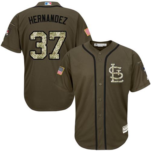 Cardinals #37 Keith Hernandez Green Salute to Service Stitched MLB Jersey Cardinals #37 Keith Hernandez Green Salute to Service Stitched MLB Jersey