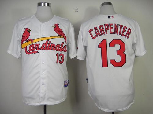 Cardinals #13 Matt Carpenter White Cool Base Stitched MLB Jersey Cardinals #13 Matt Carpenter White Cool Base Stitched MLB Jersey
