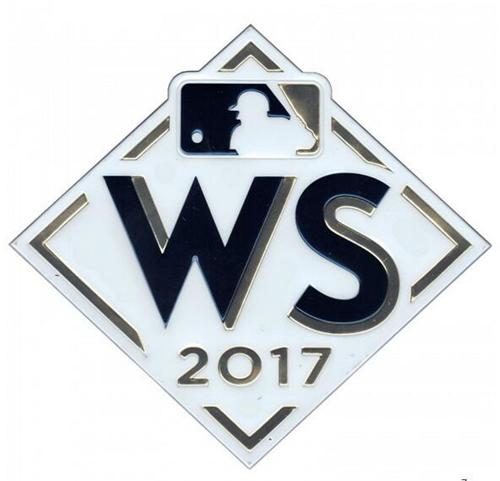Stitched 2017 MLB World Series Emboss Tech Jersey Patch Stitched 2017 MLB World Series Emboss Tech Jersey Patch
