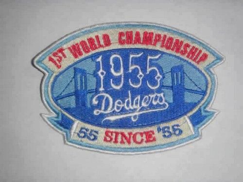 Stitched MLB Los Angeles Dodgers 1955 Jersey Patch Stitched MLB Los Angeles Dodgers 1955 Jersey Patch